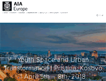 Tablet Screenshot of aiaeurope.org